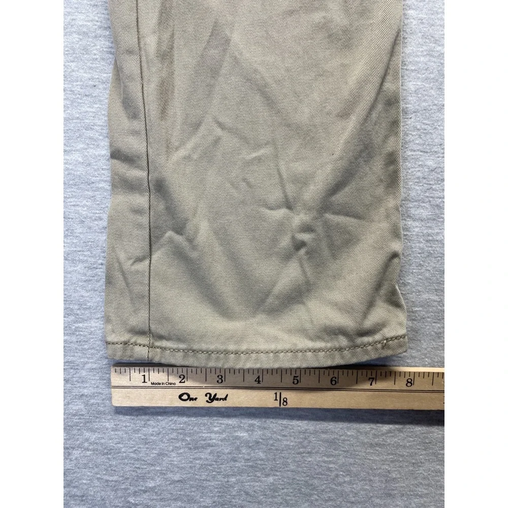 Old Navy Built In Touch Jeans Mens 34x34 (Fits 34x32) Khaki Denim Straight Leg